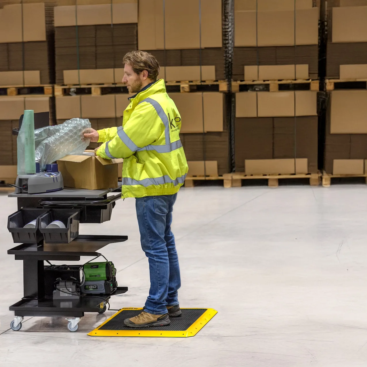 KITE PACKAGING has launched a range of anti-fatigue mats designed to enhance workplace safety, comfort, and productivity.